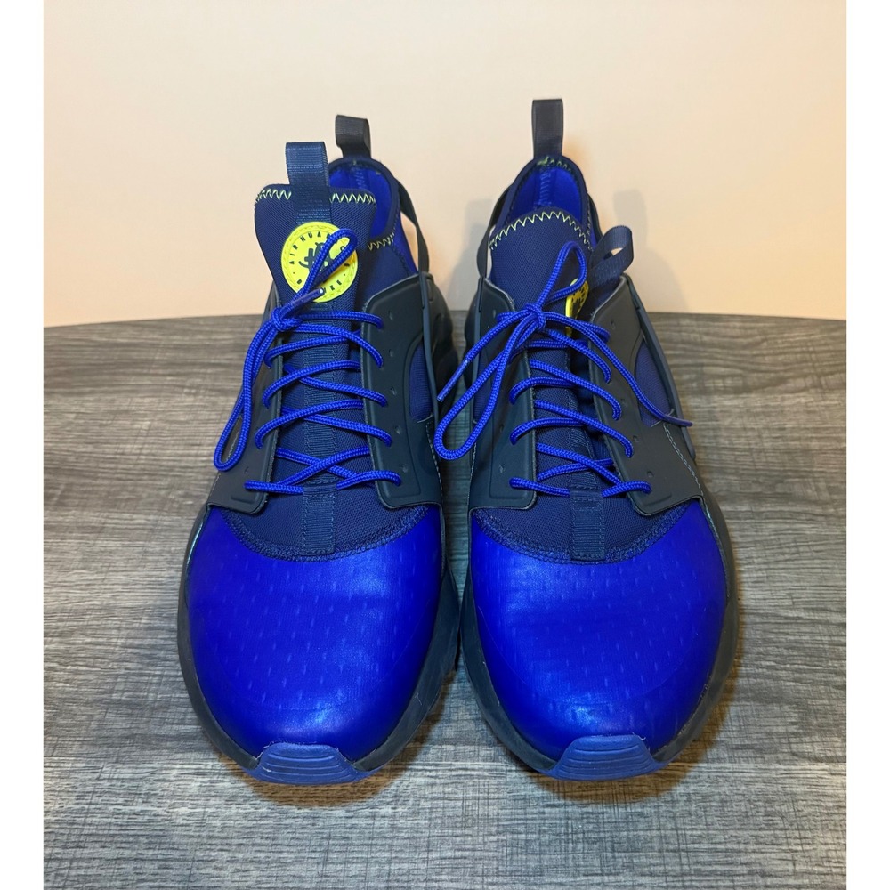 Nike Air Huarache Ultra Mens Racer Blue Black Volt Yellow 819685-40